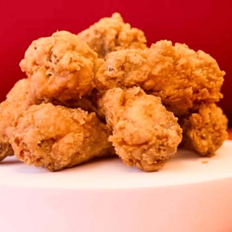 Freshly Breaded Hot Wings (7 Pieces)