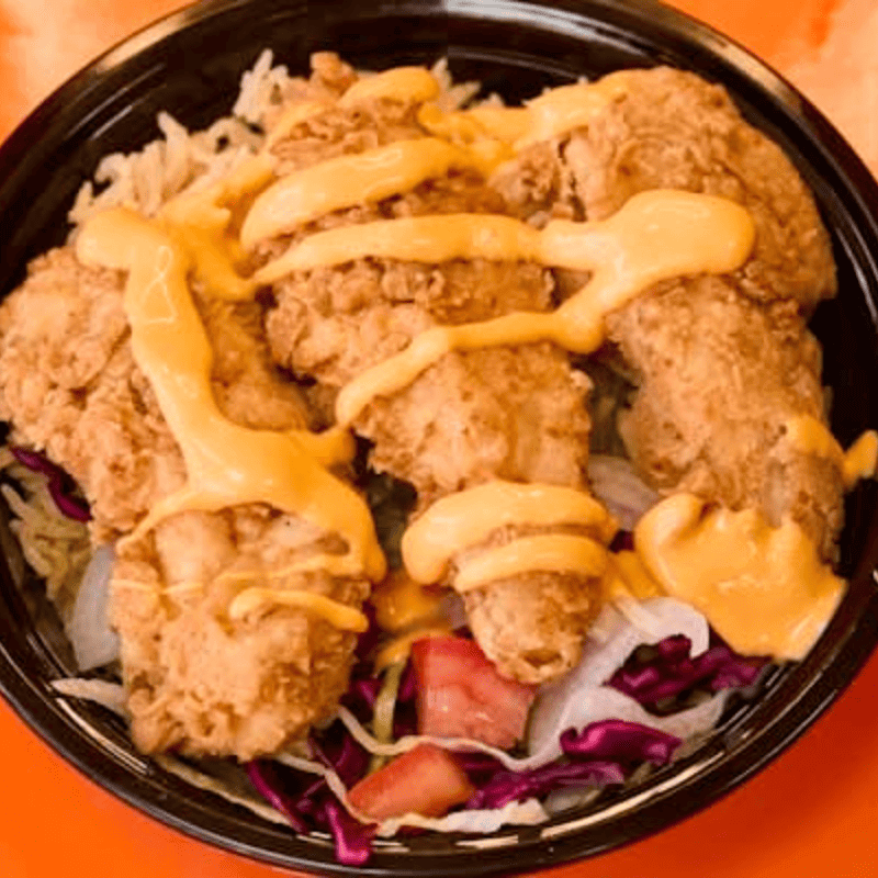 Rice Bowl with Chicken Tenders