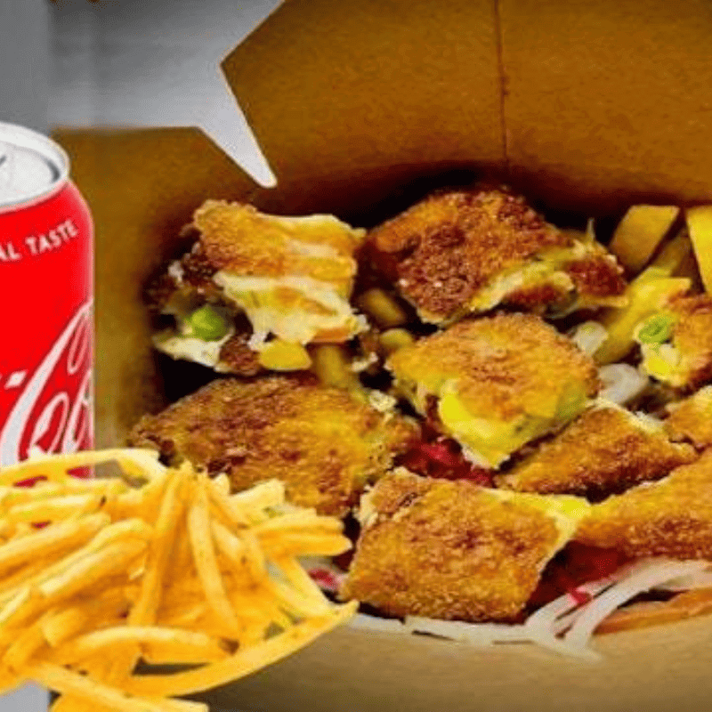 Vegi Box with Fries & Salad
